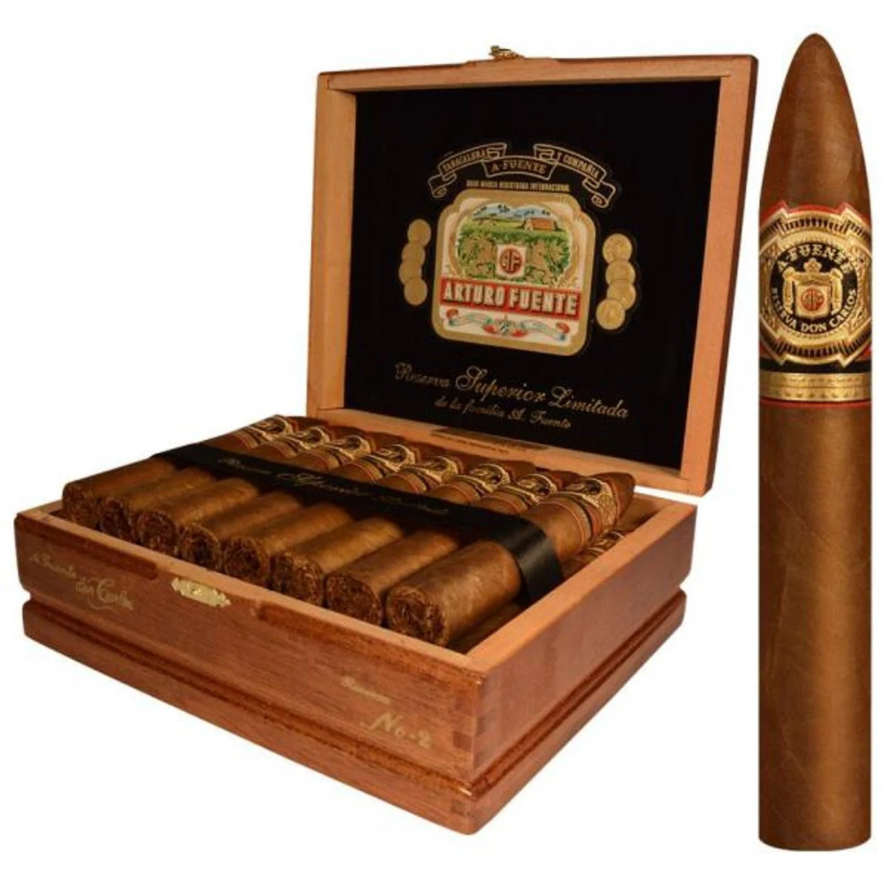 A. Fuente - Don Carlos Reserva No. 2 25 stick box - Image 2