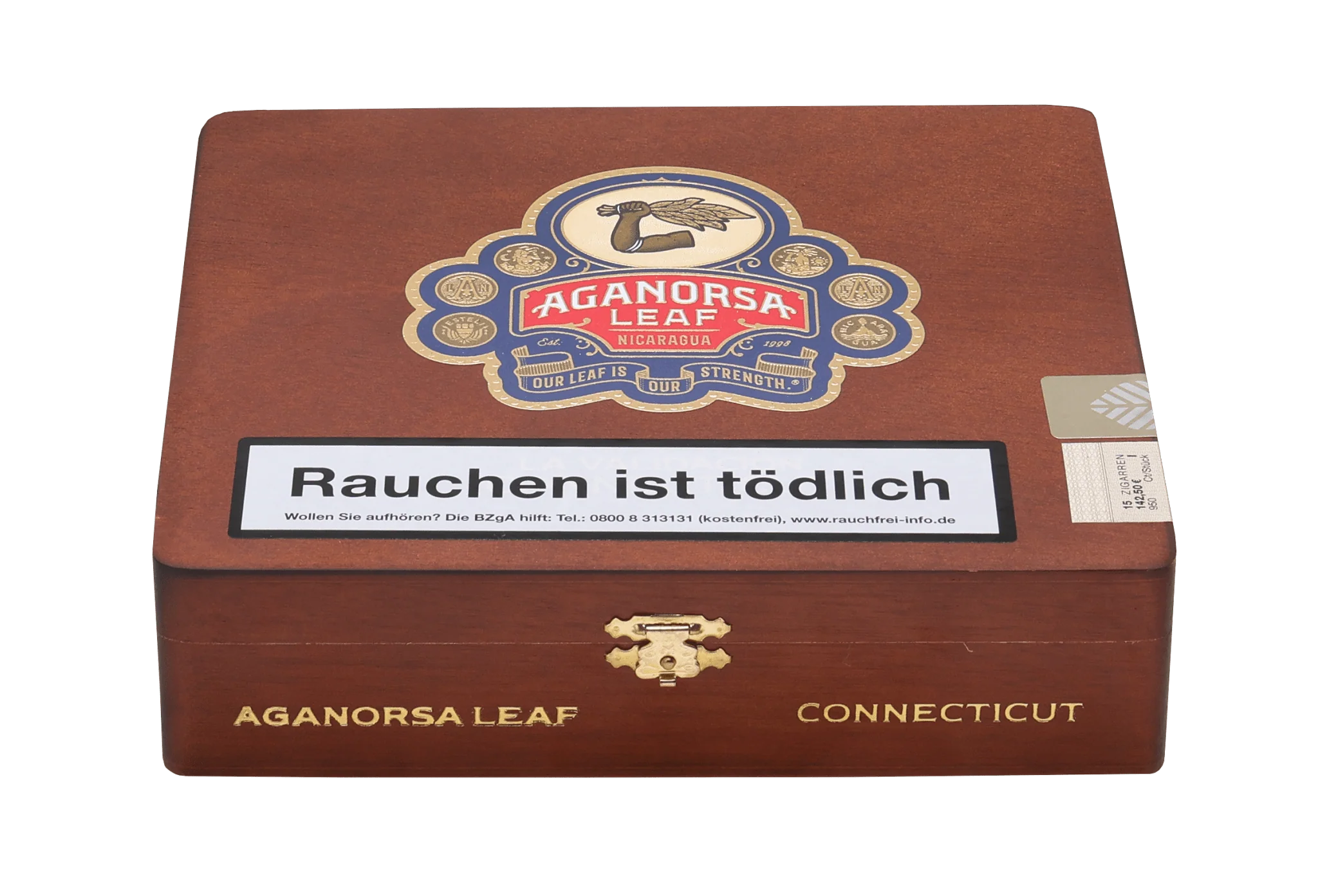 Aganorsa Leaf - La Validacion Connecticut Gran Toro 6 x 58 15 stick box - Image 3