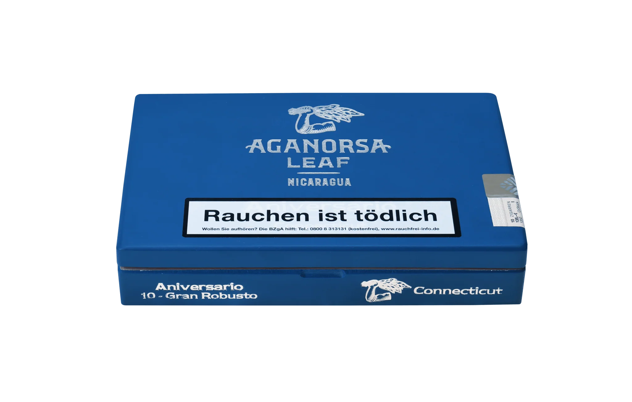 Aganorsa Leaf - Nicaragua Anniversario Gran Robusto Connecticut 10 stick box - Image 4
