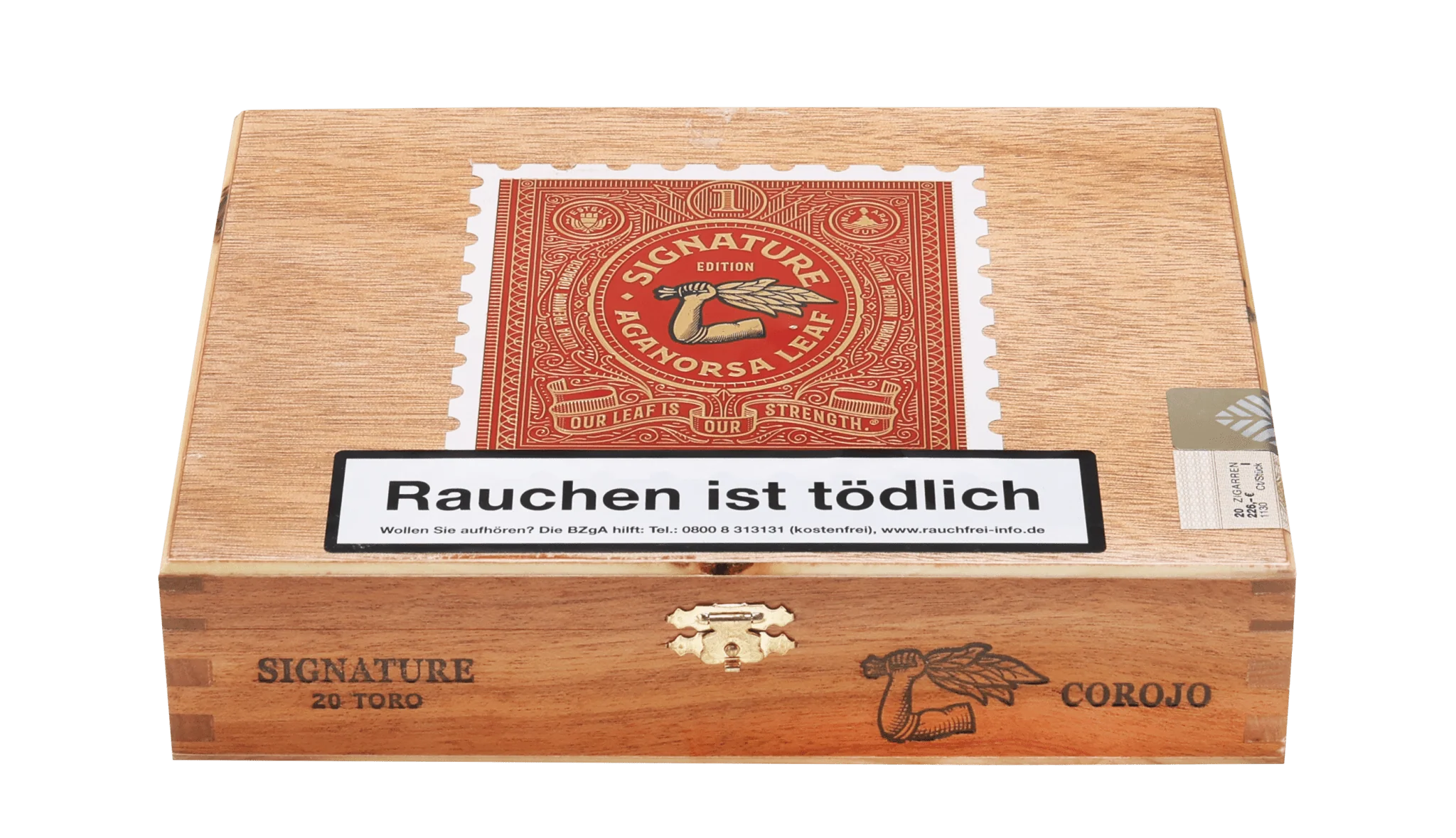 Aganorsa Leaf - Signature Edition Corojo Toro 6 x 52 20 stick box - Image 2