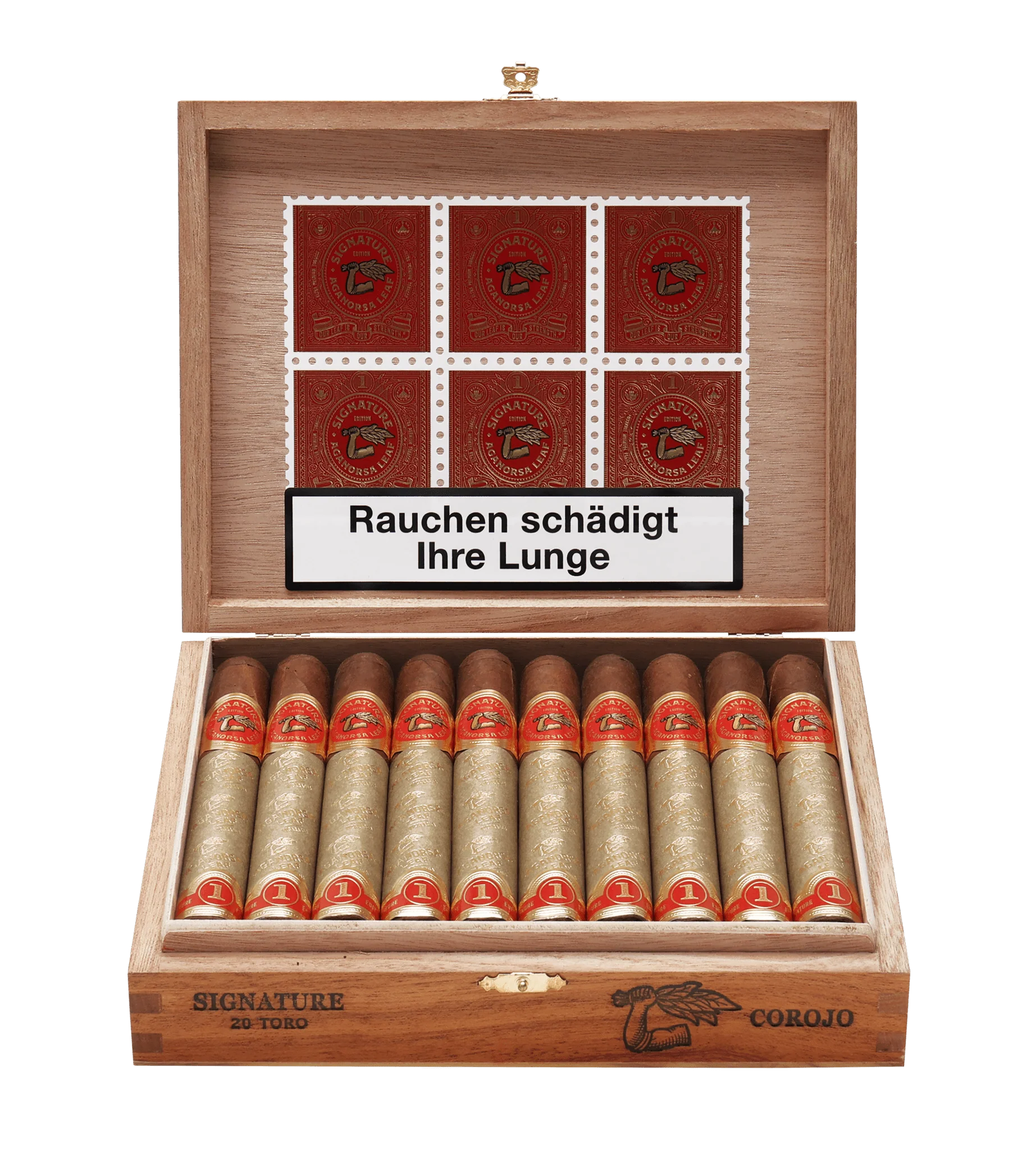 Aganorsa Leaf - Signature Edition Corojo Toro 6 x 52 20 stick box - Image 3