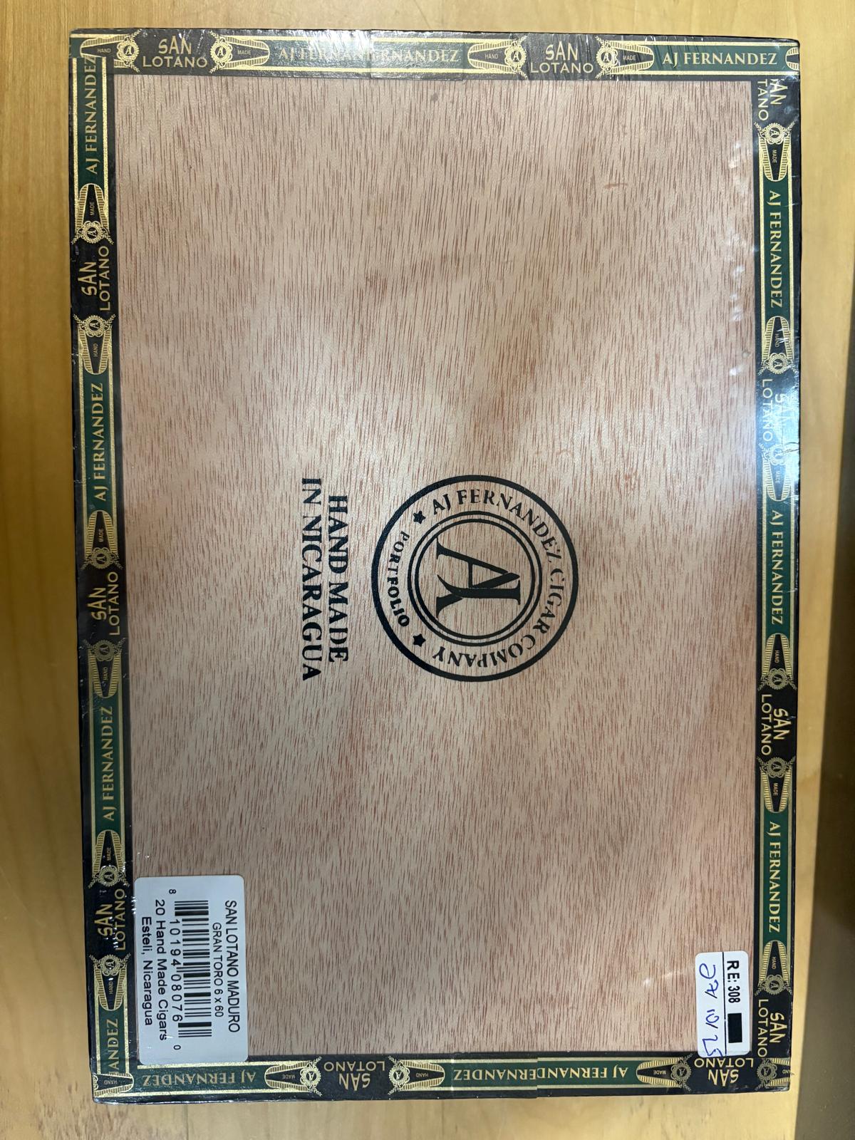 AJ Fernandez - San Lotano Maduro Gran Toro 6 x 60 20 stick - Image 4