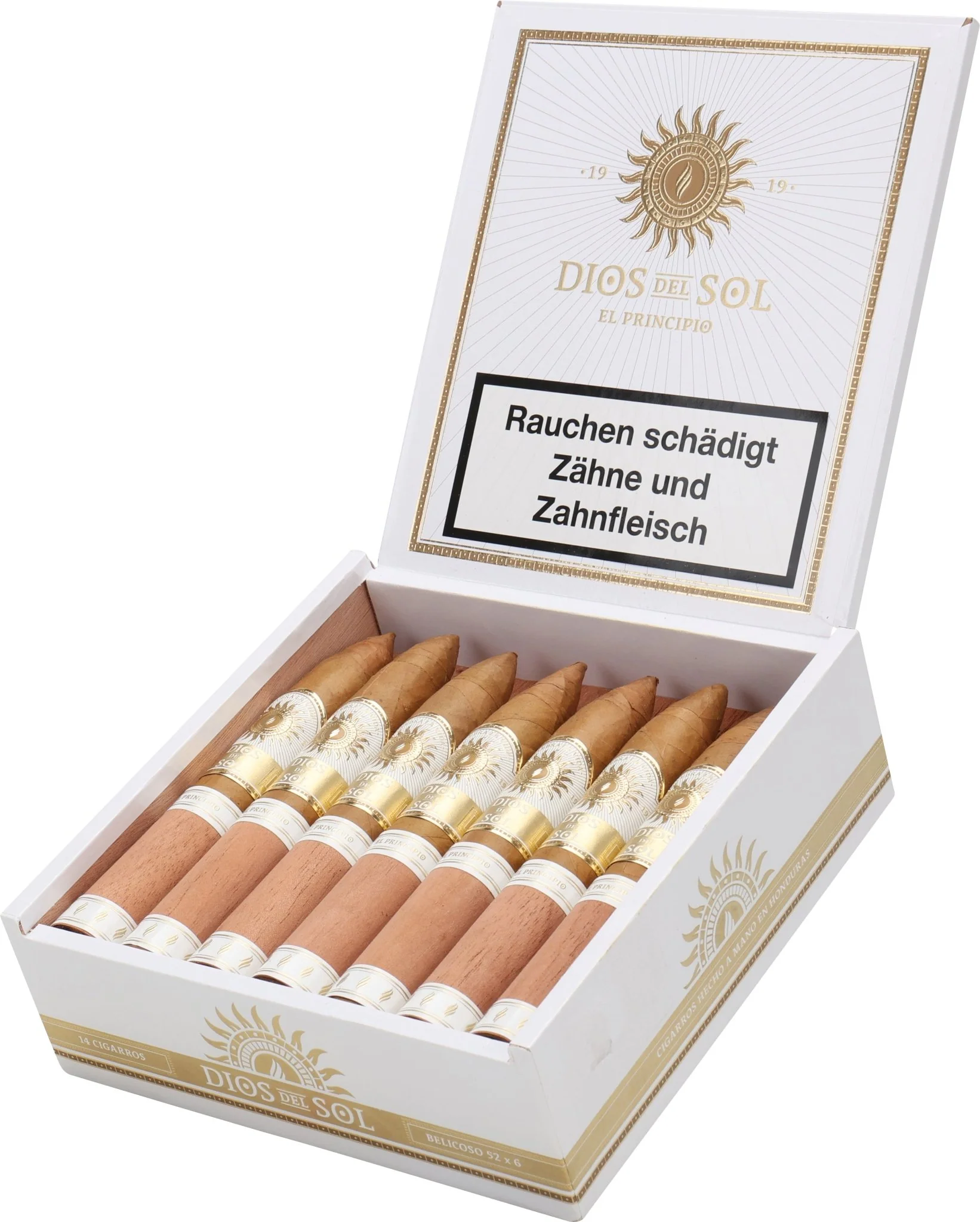 Dios Del Sol - El Principio Belicoso 52 x 6 14 stick box - Image 4
