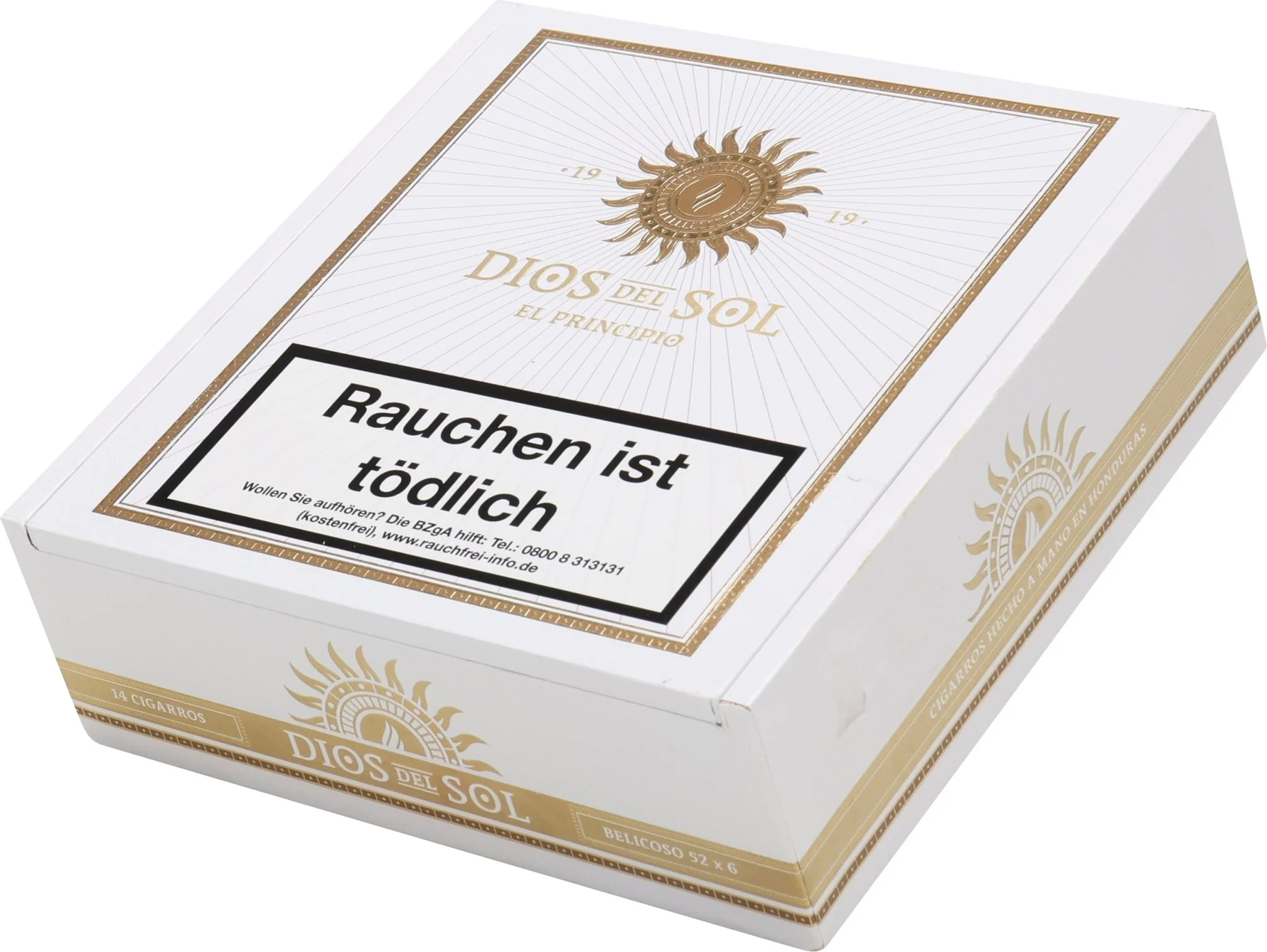 Dios Del Sol - El Principio Belicoso 52 x 6 14 stick box - Image 5