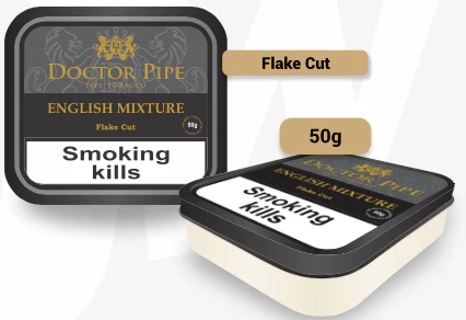Doctor Pipe - English Mixture Flake Cut 50 gram - Image 2