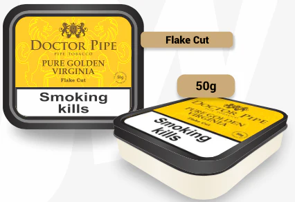 Doctor Pipe - Pure Golden Virginia Flake Cut 50 gram - Image 2