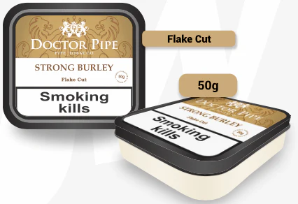 Doctor Pipe - Strong Burley Flake Cut 50 gram - Image 2