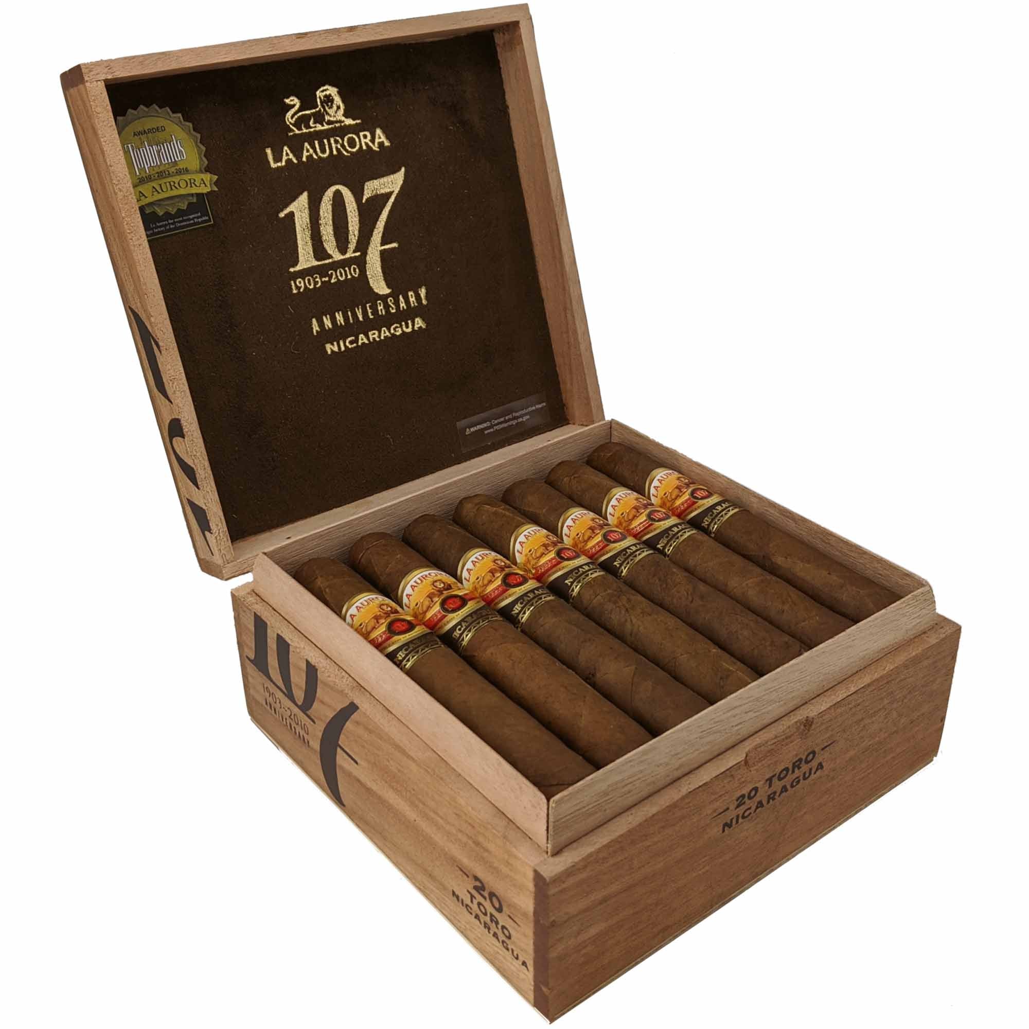 La Aurora - 107 Anniversary Nicaragua Gran Toro 20's - Image 2