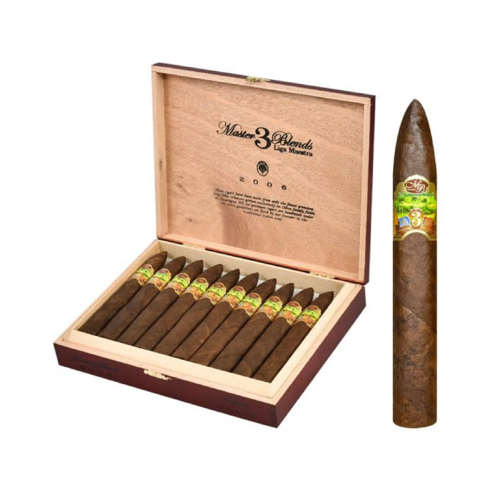 Oliva - Master Blends 3 6 x 52 Torpedo 20 stick box - Image 3