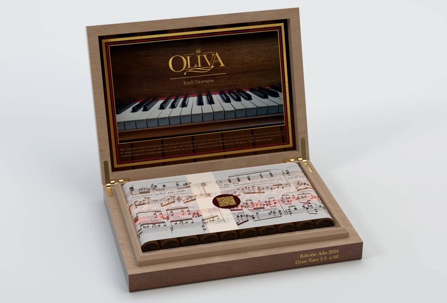 Oliva - Serie V Melanio Edicion Ano 2024 Gran Toro 5.5 x 60 10 stick box - Image 2