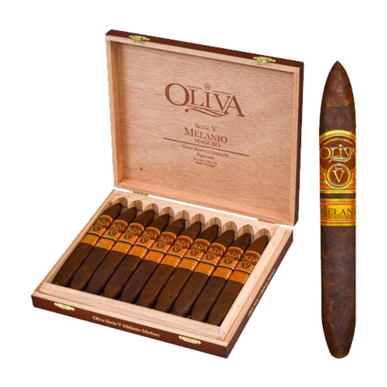 Oliva - Serie V Melanio Maduro Figurado 6 1/2 x 52 10 stick - Image 3