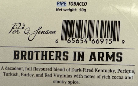 Per G. Jensen - Brothers In Arms Legacy Collection 50 gram tin - Image 3