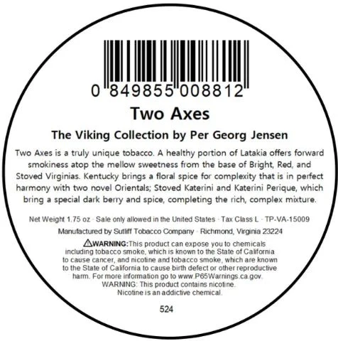 Per G. Jensen - Viking Collection, Two Axes 50 gram tin - Image 3