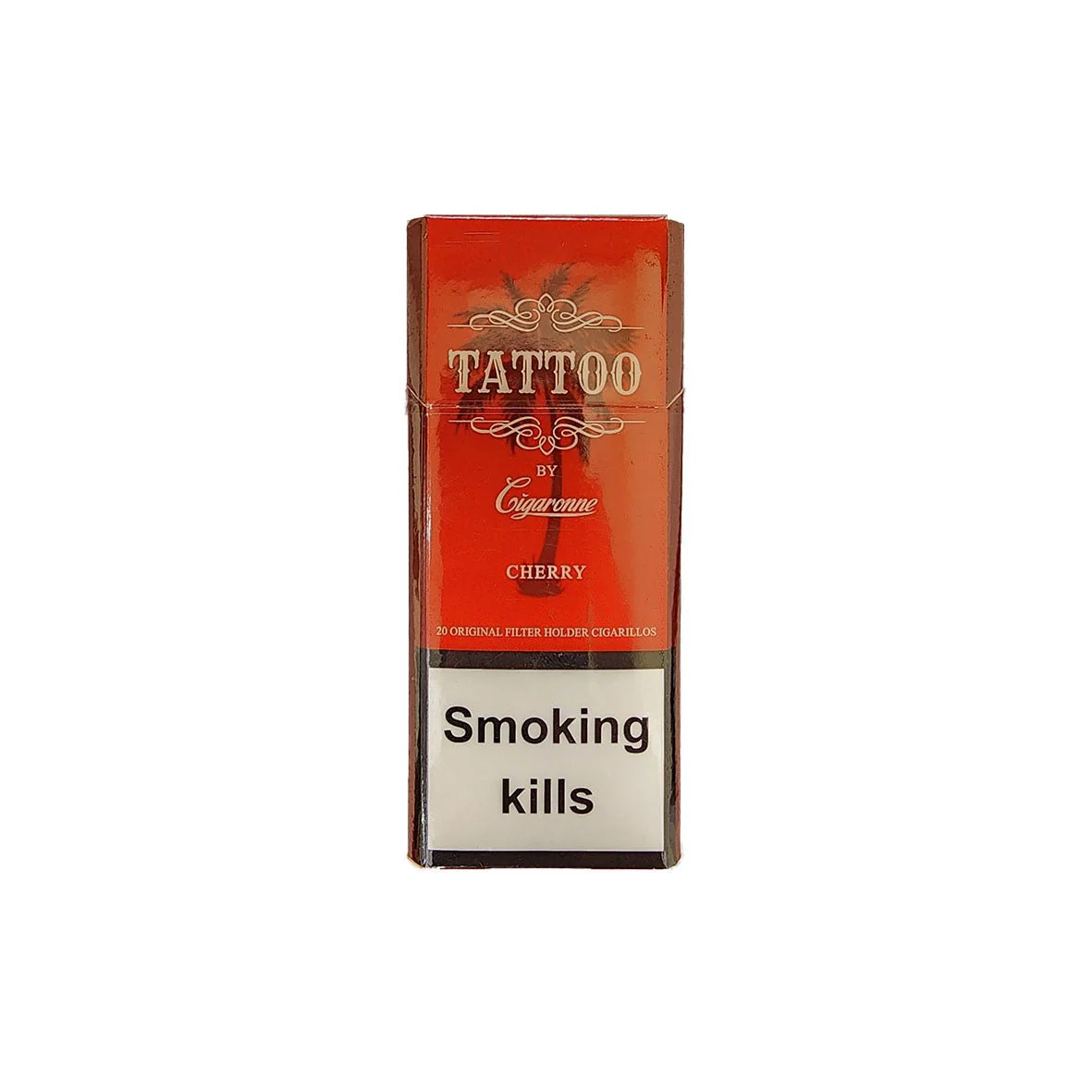 Tattoo - Cherry Super Slims Original Filter Holder Cigarillos 20 sticks