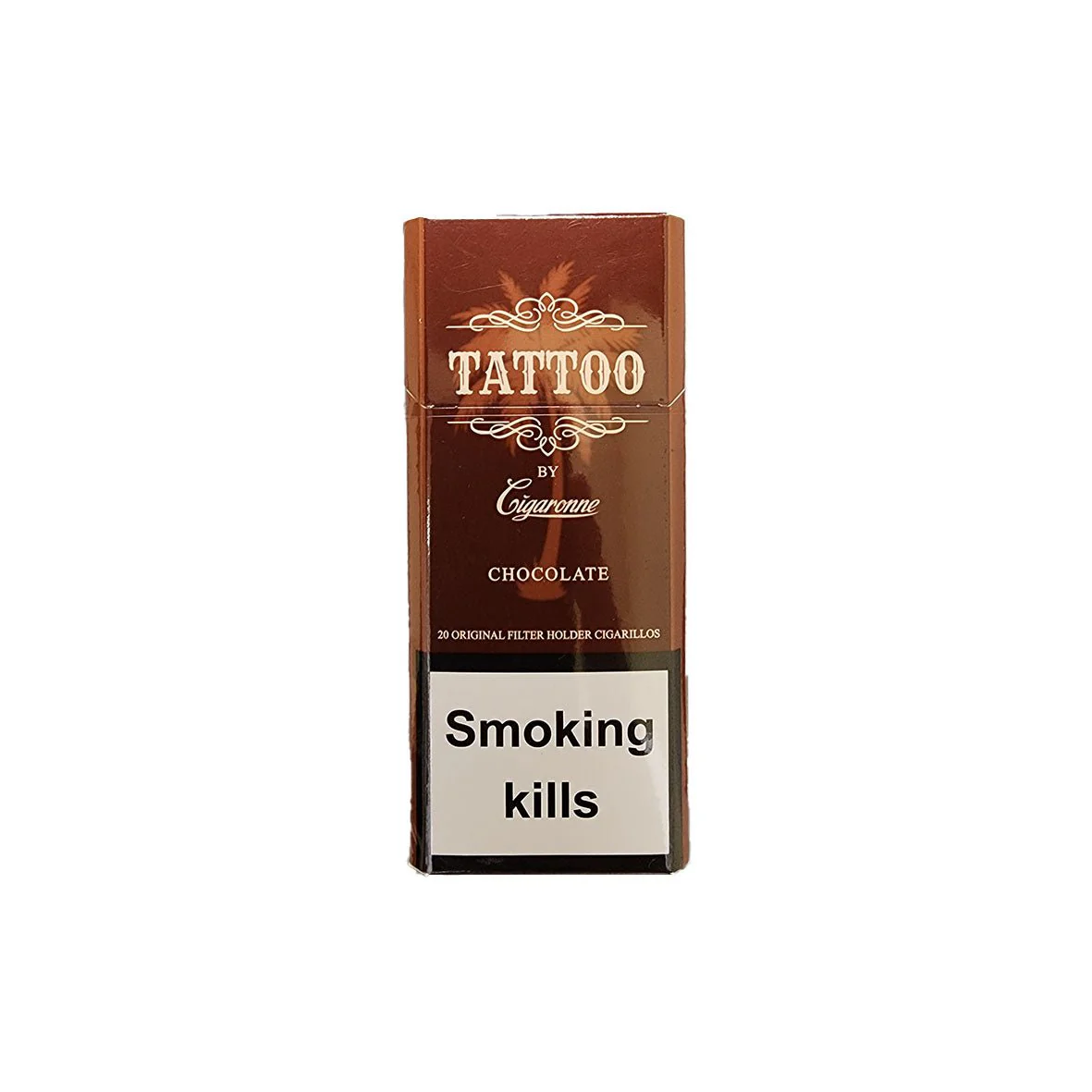 Tattoo - Chocolate Super Slims Original Filter Holder Cigarillos 20 sticks TO