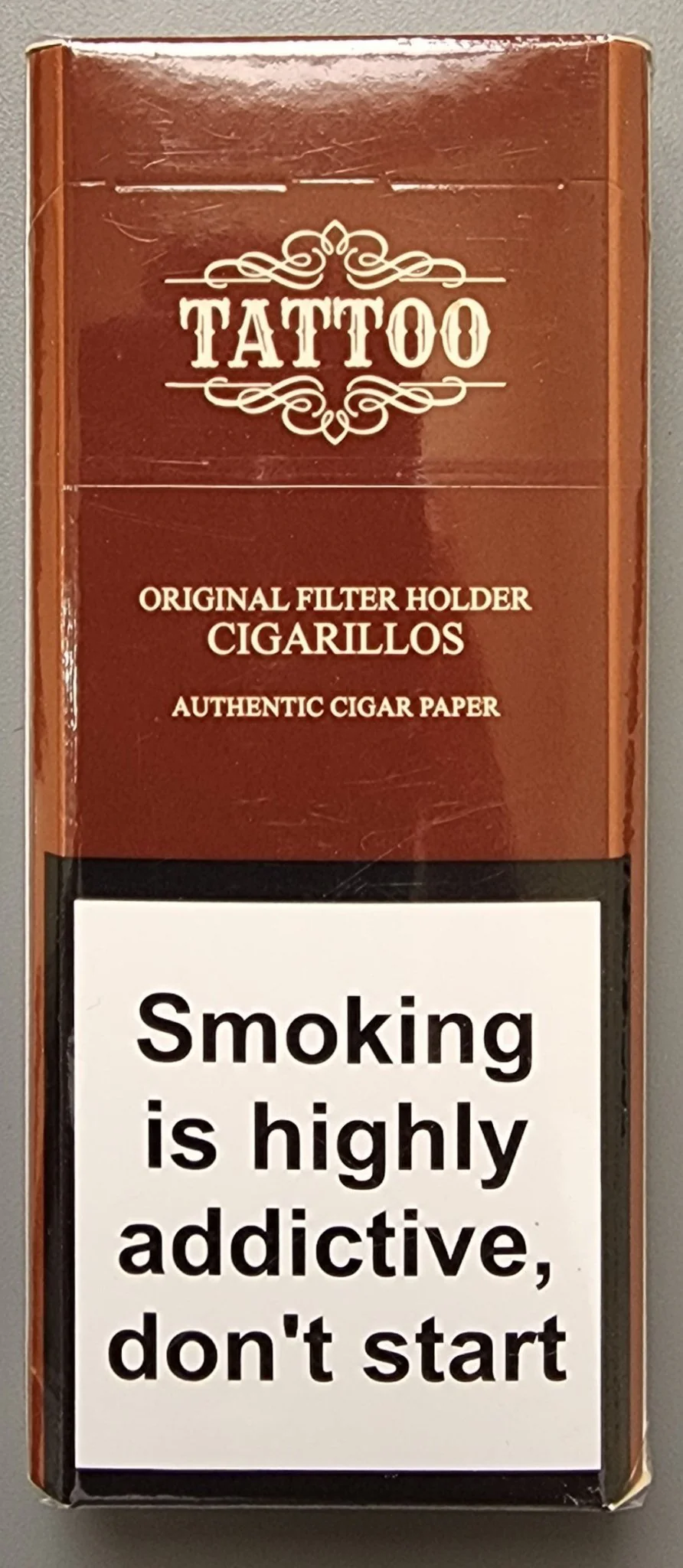Tattoo - Chocolate Super Slims Original Filter Holder Cigarillos 20 sticks TO - Image 2